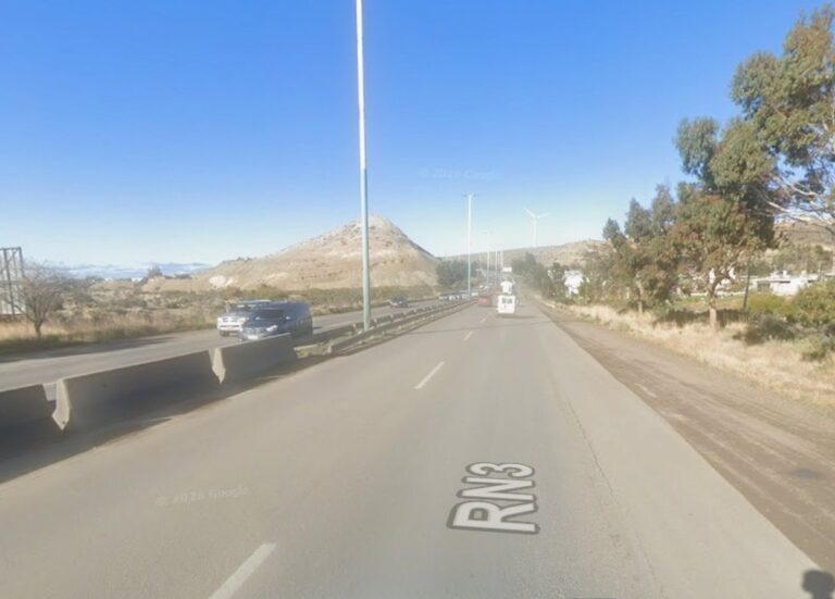 Choque en cadena en Ruta 3, barrio Castelli, Chubut