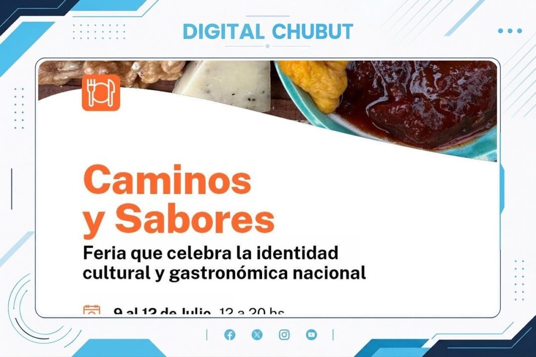 Stand institucional de Chubut en la Feria Caminos y Sabores