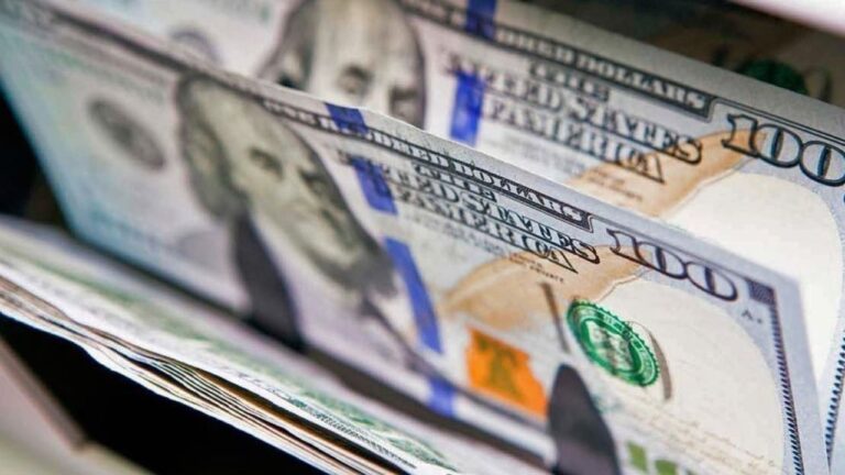 Gráfico de cotización del dólar oficial en Argentina