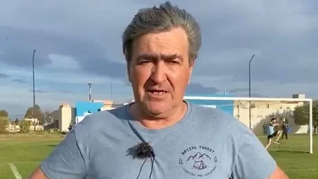 Félix Antognoli durante su etapa como entrenador de Próspero Palazzo