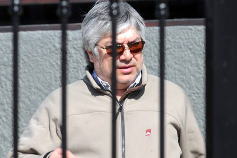 Lázaro Báez durante una audiencia judicial