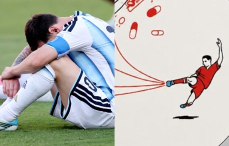 Portada de The Economist The World Ahead 2026 con futbolista de rojo