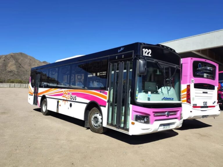 Parada de colectivos en Comodoro Rivadavia