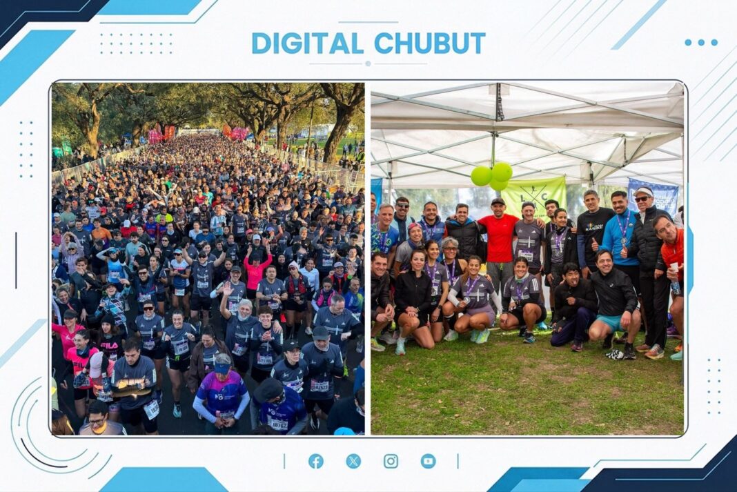 Atletas chubutenses en el Medio Maratón de Buenos Aires