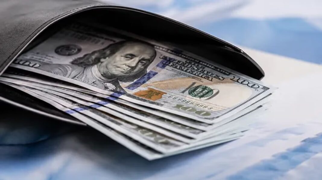 Gráfico con la cotización del dólar oficial y otras variantes del 6 de agosto de 2026
