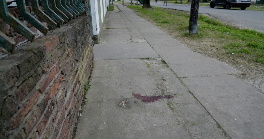 Escena del crimen en barrio Itatí