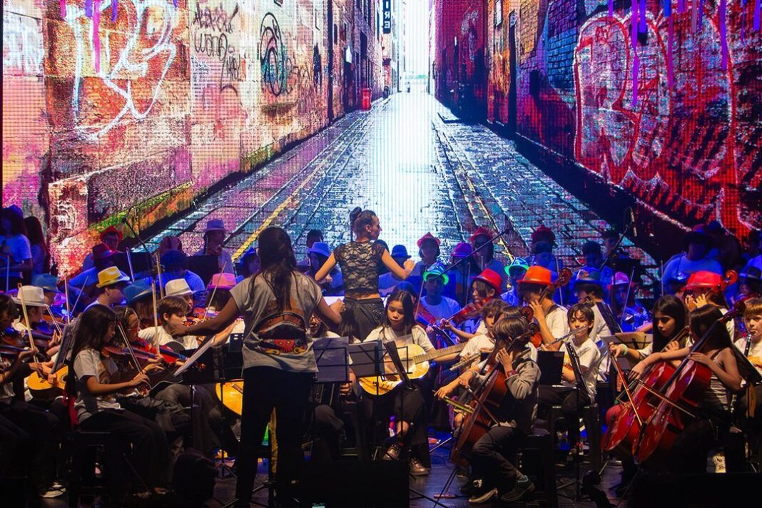 Orquesta Sinfónica Infantil de México en concierto