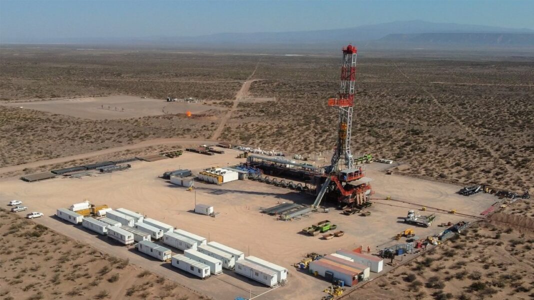 Planta separadora en Vaca Muerta