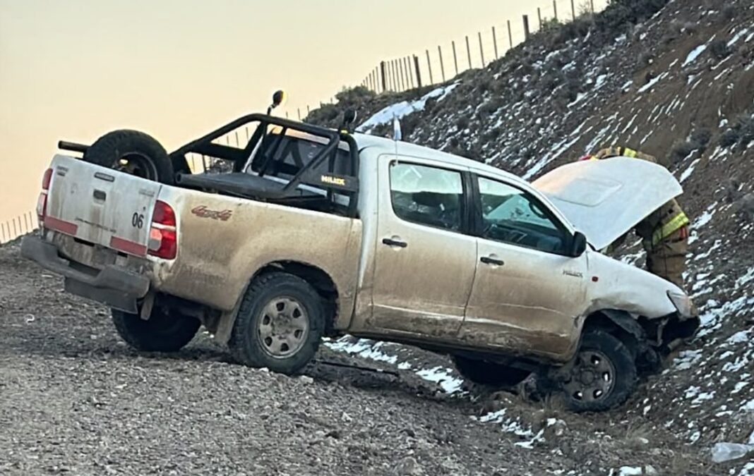 Lugar del triple choque en la Ruta Nacional 26