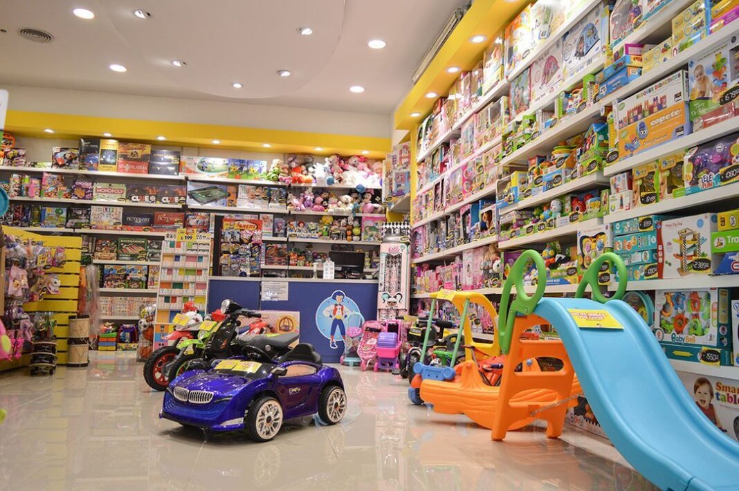 Gráfico de ventas por el Día del Niño con tendencia a la baja
