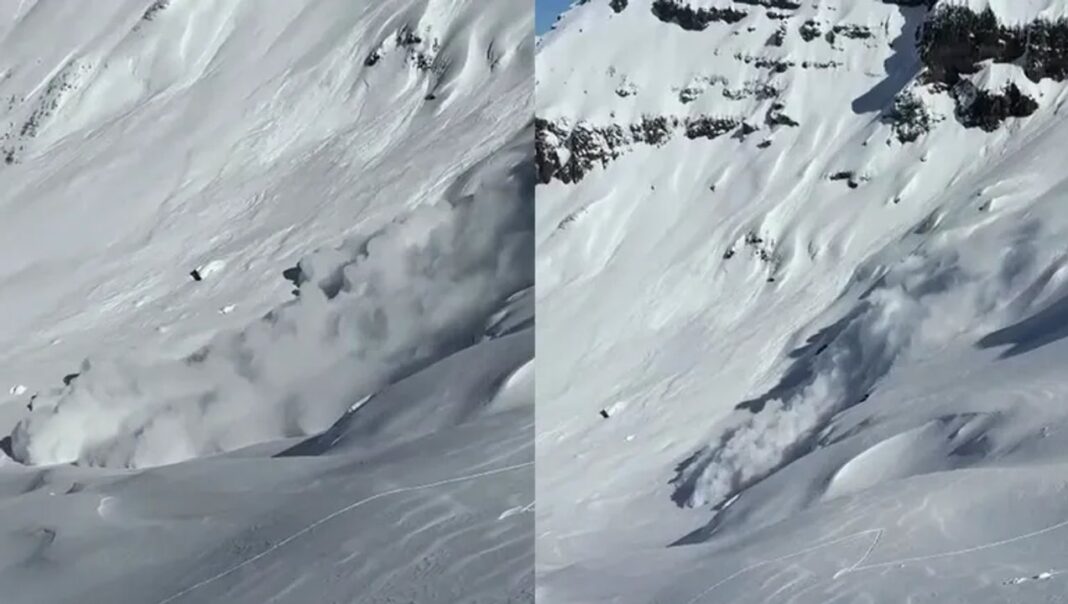 Avalancha en el Cerro Chapelco