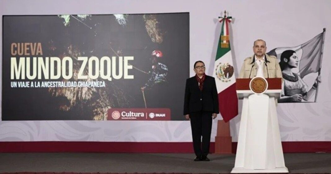 Cueva ritual zoque en Chiapas con piezas arqueológicas
