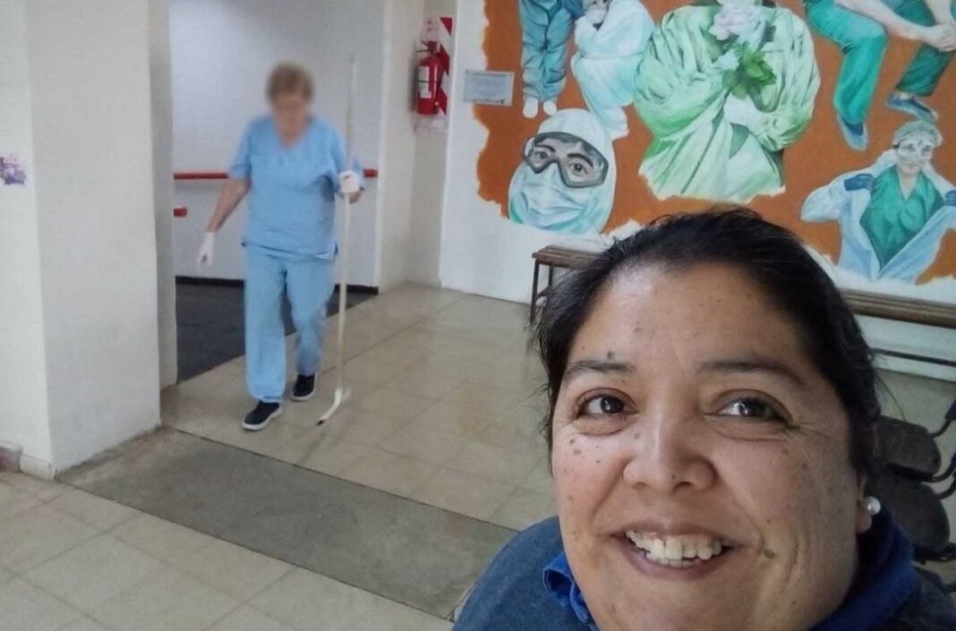 Lugar del accidente en Puerto Madryn