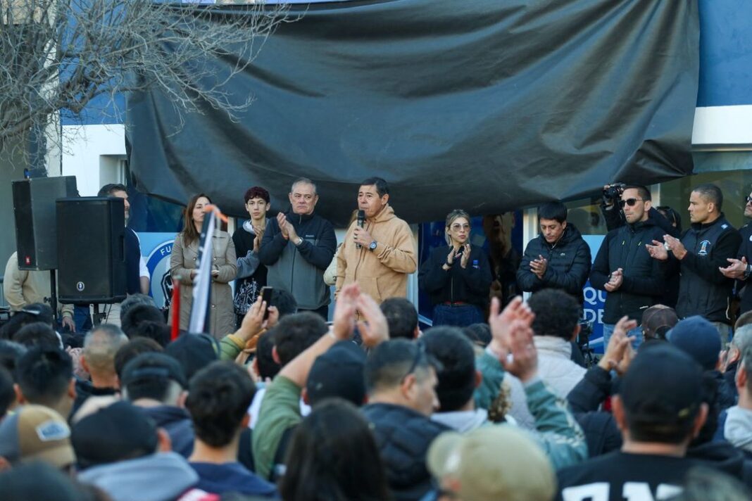 Acto de inauguración de la sede de Fuerza Neuquina y Federal en Neuquén capital