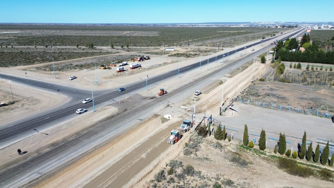 Obras de la Doble Trocha entre Puerto Madryn y Trelew