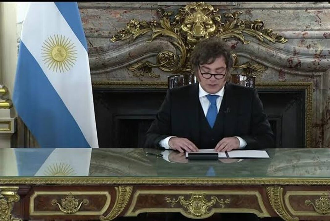 Vista del predio en Ushuaia donde se construirá la Base Naval Integrada