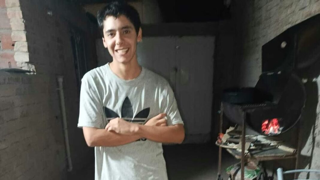 Zona de mesetas del Parque Industrial de Centenario, donde fue hallado el cuerpo