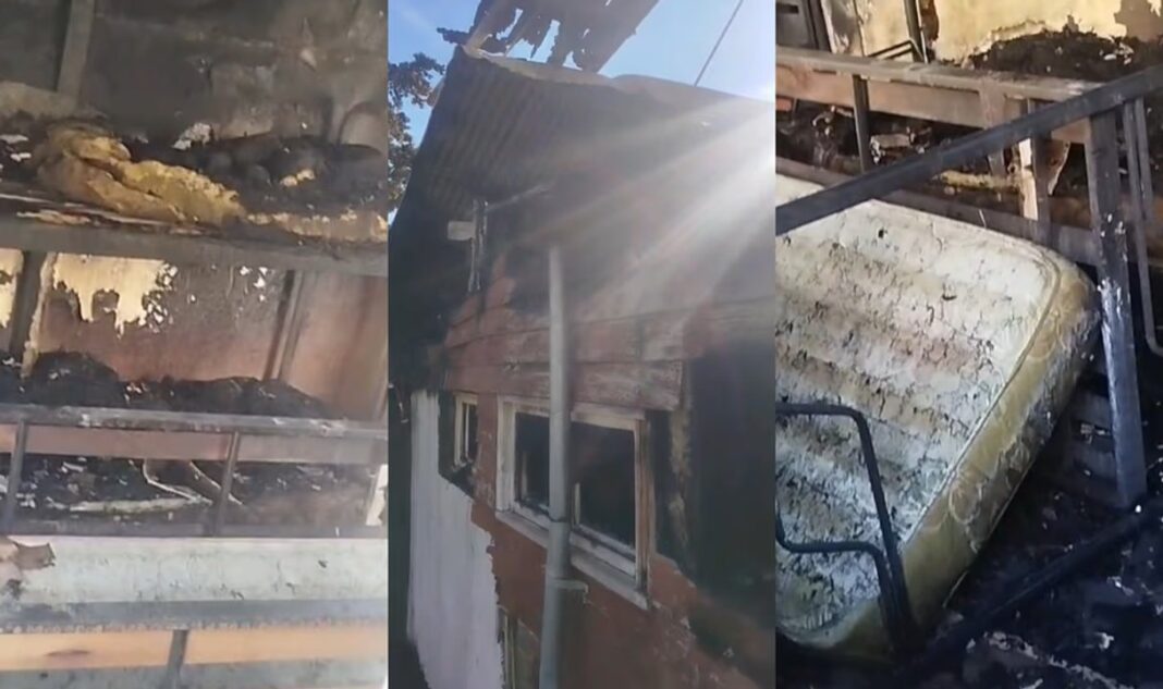 Incendio en el Centro de Instrucción Policial de Comodoro Rivadavia