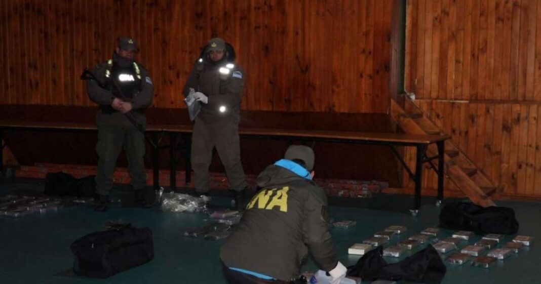 Imagen de la causa por el decomiso de 783 kilos de cocaína en Caviahue