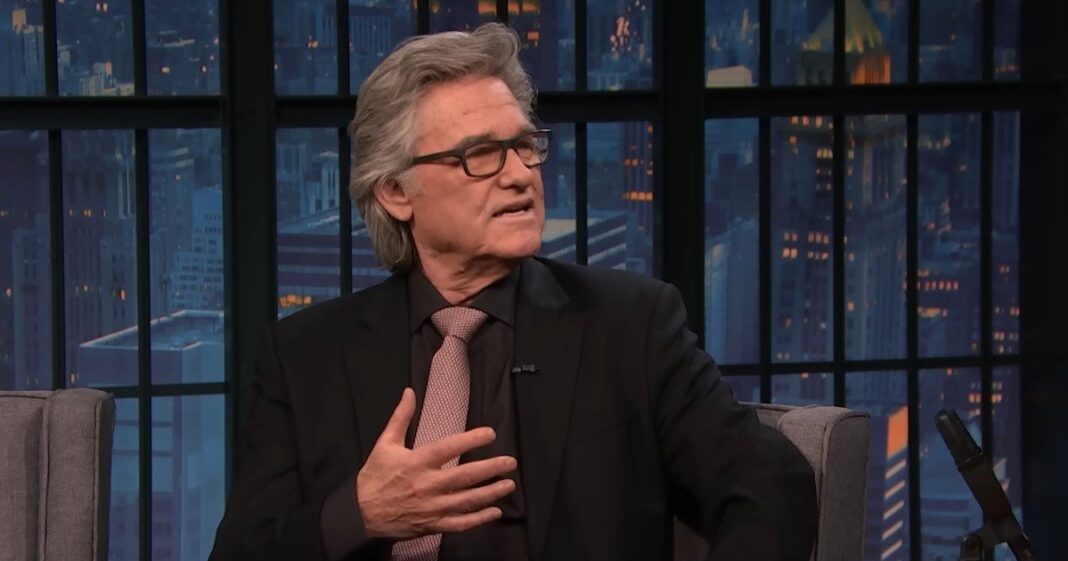 Kurt Russell en una entrevista promocional