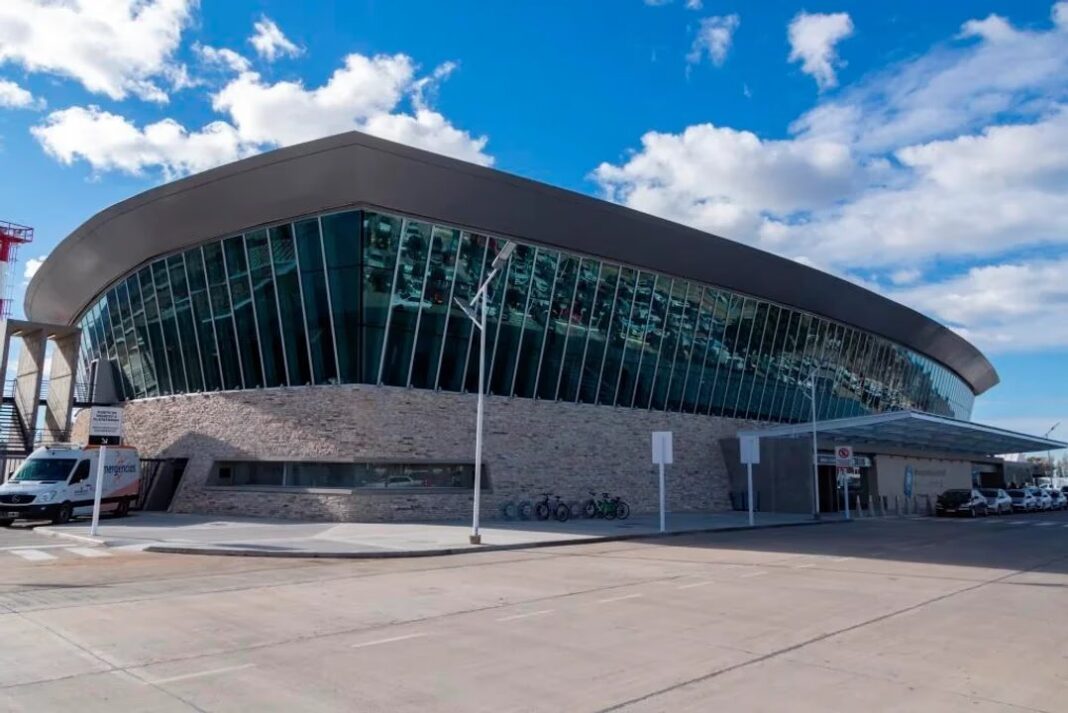 Aeropuerto de Comodoro Rivadavia durante paro de ATE