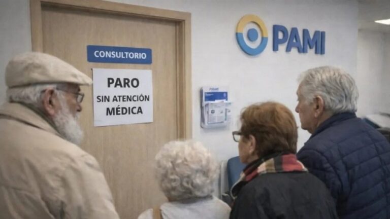 Fachada de la delegación de PAMI en Puerto Madryn
